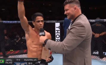 “Jesus está voltando!”, declara o lutador e pastor Jafel Filho após vitória no UFC Rio