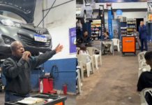 Oficina mecânica vira igreja em Goiânia e viraliza ao unir fé e trabalho