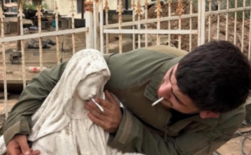 Nova foto de soldado israelense com estátua de Maria gera indignação e amplia tensão religiosa no Líbano